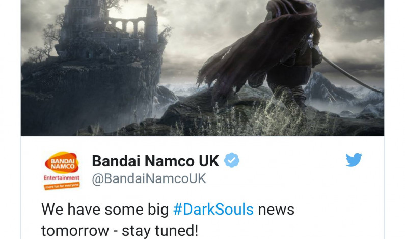 《 Dark Soul 3 》有重大消息公佈 ! ? 《 Dark Soul 3 》有重大消息公佈 ! ?