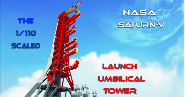 [NASA專業意見創作] NASA Saturn-V Launch Umbilical Tower