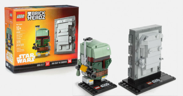 【終於到星戰】NYCC 限定 LEGO BrickHeadz Boba Fett and Han Solo in Carbonite