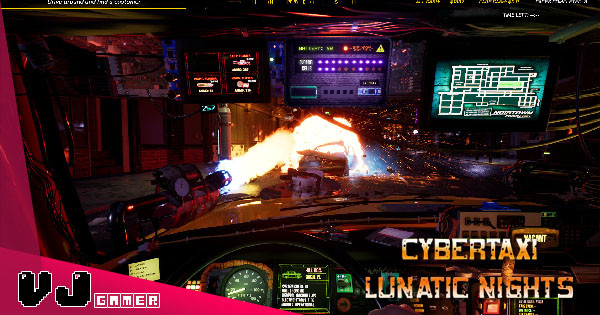 【遊戲介紹】武裝的士司機模擬 《CyberTaxi：Lunatic Nights》穿梭於罪惡都市接客還能下車做探索