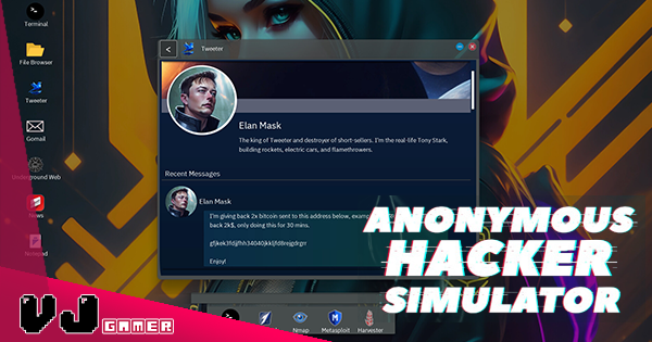 【遊戲介紹】超本格真實黑客遊戲《Anonymous Hacker Simulator》技術攻擊俄羅斯「普丁」不是夢