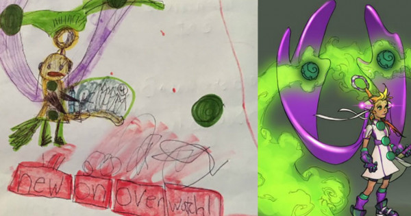 小朋友創意無限 Blizzard畫師助一把成《Overwatch》新角色 小朋友創意無限 Blizzard畫師助一把成《Overwatch》新角色
