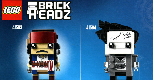 [又係四方頭] LEGO BrickHeadz 「加勒比海盜」登場