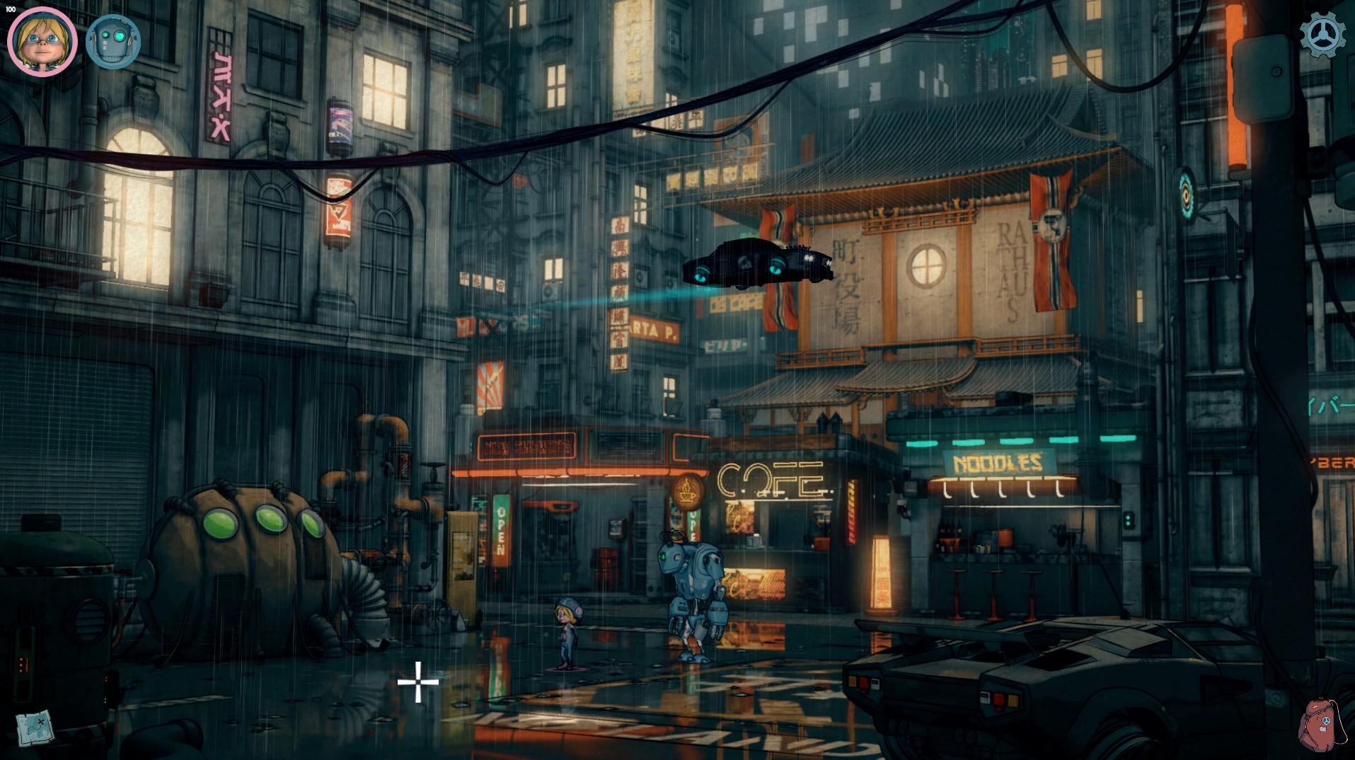 遊戲介紹 吉卜力風格溝cyberpunk Encodya 一人一機於未來暴政下冒險 Vjgamer